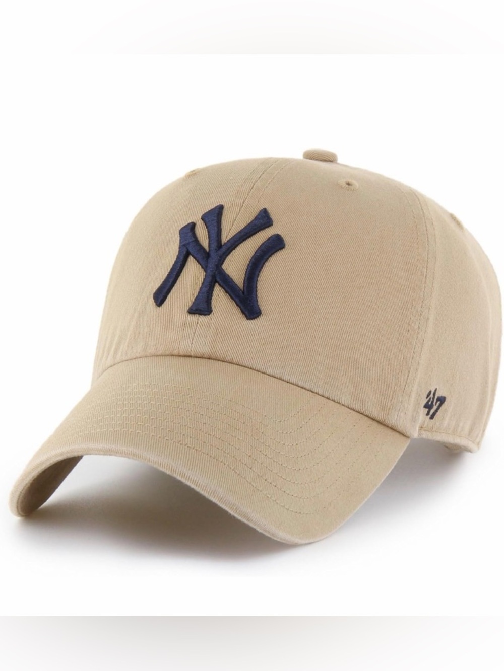 ’47 Brand MLB New York Yankees Clean Up Hat - Khaki/Tan Unisex